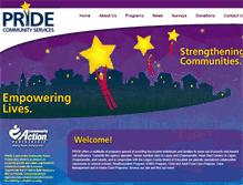 Tablet Screenshot of prideinlogan.com